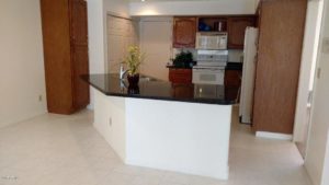 slab granite in kitchen