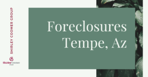 banner stating Tempe foreclosed homes