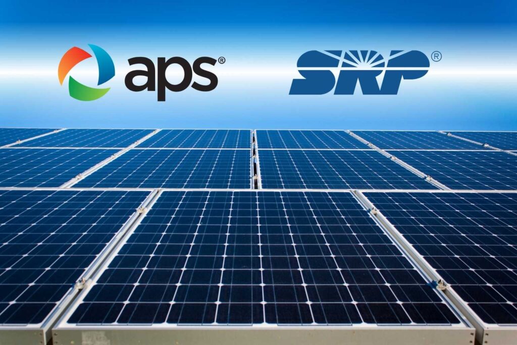 APS vs SRP solar billing comparison graphic
