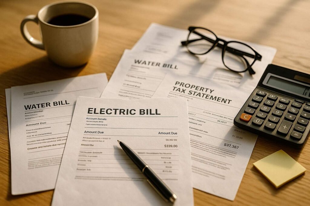 Utility and property tax bills stacking up for an inherited home