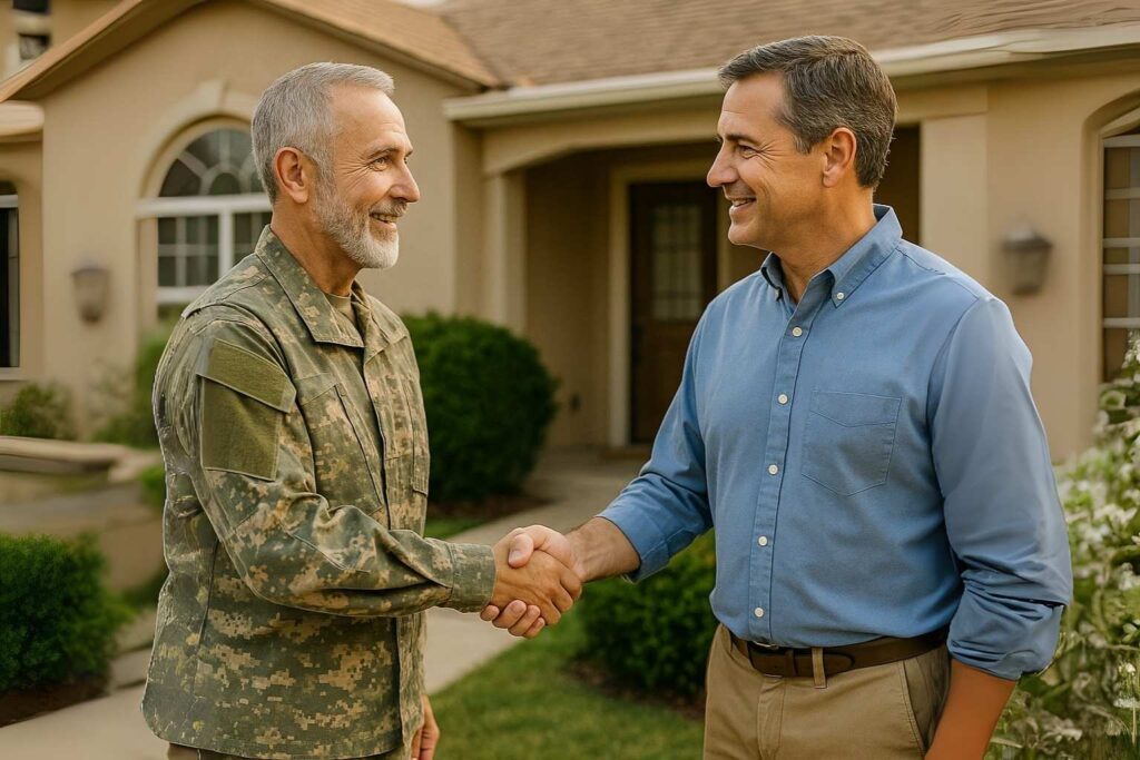 Civilian buyer assuming VA loan from veteran homeowner in Phoenix.