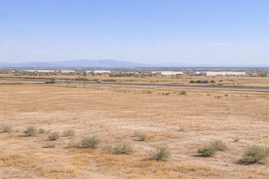 Open land in Eloy Arizona near emerging industrial development